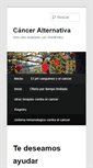 Mobile Screenshot of canceralternativa.com