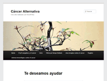 Tablet Screenshot of canceralternativa.com